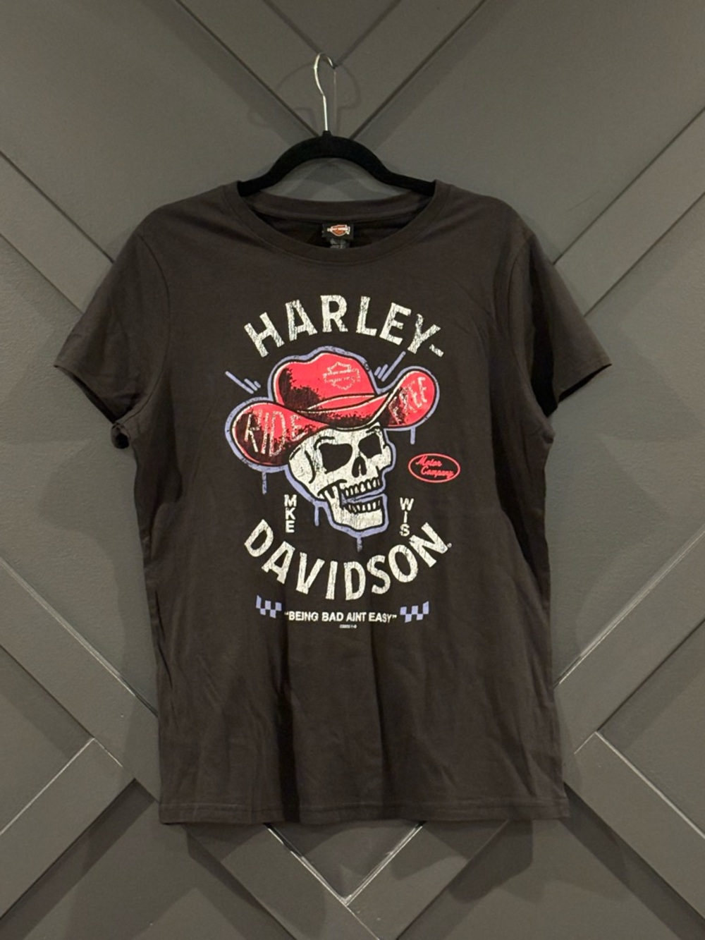 NWT Harley-Davidson Black Tee with Skull